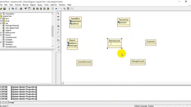 Rational Rose: How to draw Class Diagram смотреть онлайн