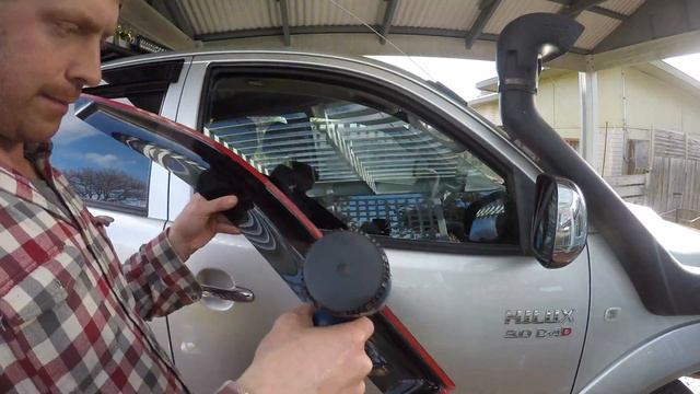 How to install Weather Shields on your car tutorial смотреть онлайн