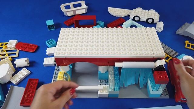 ЛЕГО гараж и автомойка 2 в 1 ! Супер парковка, классная игрушка. #legoduplo #lego #обзор #игрушки