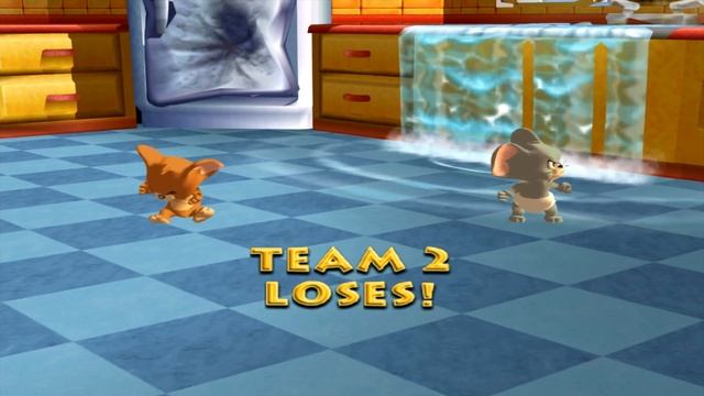 Tom and Jerry War of the Whiskers - Duckling and Tyke vs Jerry and Nibbles Video Game HD смотреть онлайн