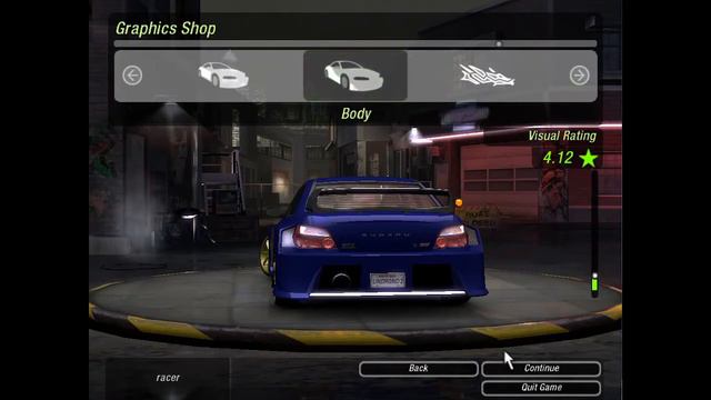 Need For Speed Underground 2 Tuning Subaru Impreza WRX