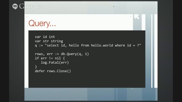 MySQL and Go смотреть онлайн