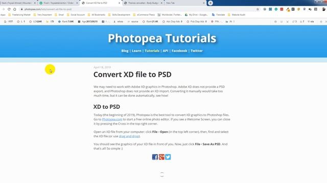 How to Convert Adobe XD file to PSD ? Within 1 minute смотреть онлайн