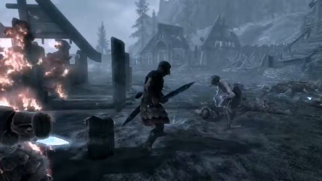 Skyrim Assault on Helgen смотреть онлайн