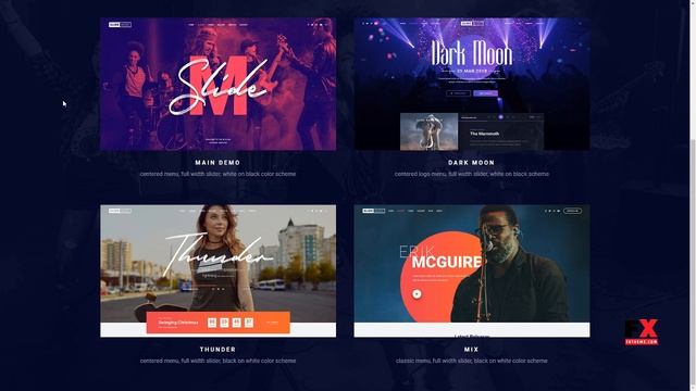 Slide - Music WordPress Theme Naoki Hughie смотреть онлайн