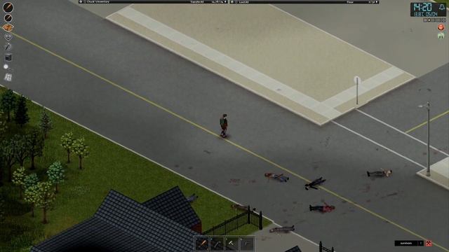 Zombie Apocolypse? It's A Walk In The Park! - Project Zomboid - Escape From Louisville #4 смотреть онлайн
