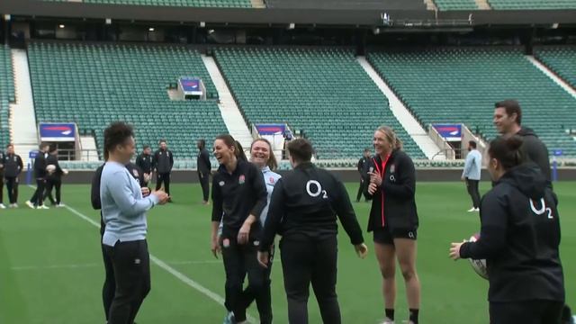 Kate Shows Off Skills as New Royal Rugby Patron смотреть онлайн
