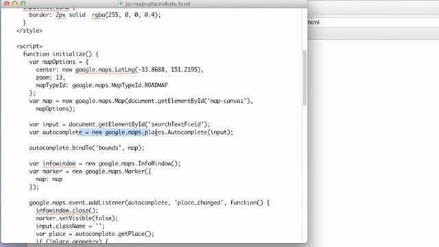 JS 4U 262: Automcomplete for Places смотреть онлайн