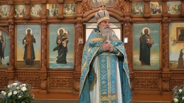 Проповедь отца Павла. Праздник в честь Смоленской иконы Божией Матери. 10.08.24 смотреть онлайн