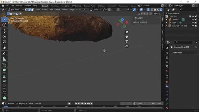Clean up high poly scans in Blender 3 смотреть онлайн