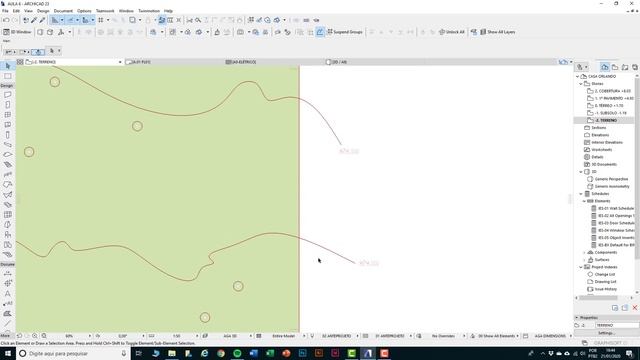 ARCHICAD 23 - INSERIR DWG E MODELAR TERRENO | DIGITAL.ARQ смотреть онлайн