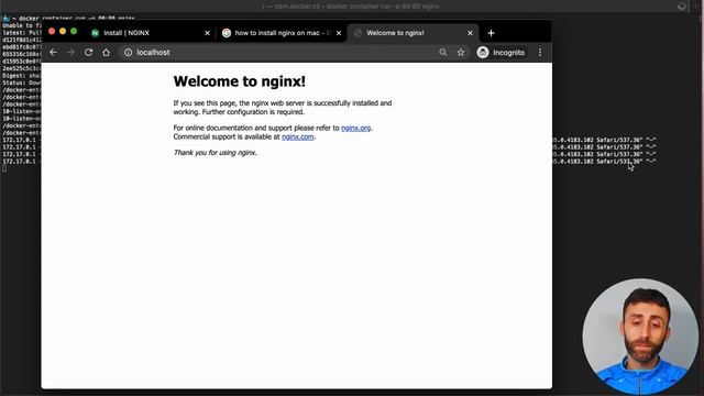 Docker Tutorial - Hello World with Nginx and some basic commands смотреть онлайн