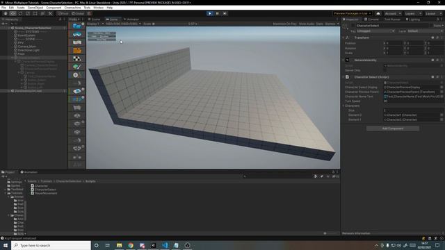 How To Make A Multiplayer Game In Unity (Mirror) - Character Selection смотреть онлайн