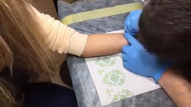 Snowflake tattoo (by Vlad Zrub) timelapse смотреть онлайн