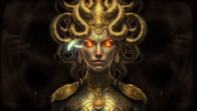 DARK AMBIENT MUSIC 1 Hour MEDUSA Meditation Video With Female Voice Relaxation