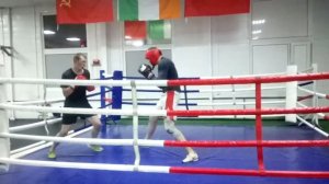 БОКС. Работа  против  левши. Работа в парах. Вольный бой (2019)