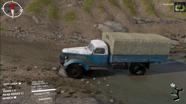Spintires The Original Game CHINA CANYON SETTLER смотреть онлайн