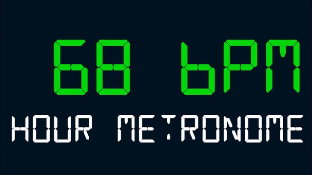 68 BPM (Beats Per Minute) Hour Metronome смотреть онлайн