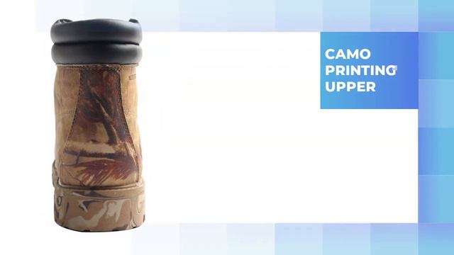 Camo Printing Upper with 3D Printing Outsole Men Wok Boots ROYAL SPORTSWEAR safety shoes supplier смотреть онлайн