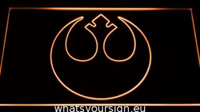 Star Wars Rebel Alliance LED Neon Sign смотреть онлайн
