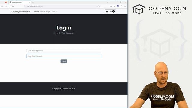 7. Login and Logout - Django Wednesdays ECommerce 7 смотреть онлайн