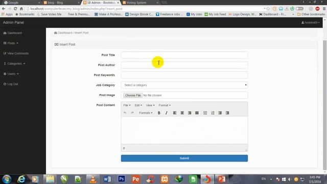 A Dynamic Blog&Voting System In php&mysqli With Bootstrap-Introduction смотреть онлайн