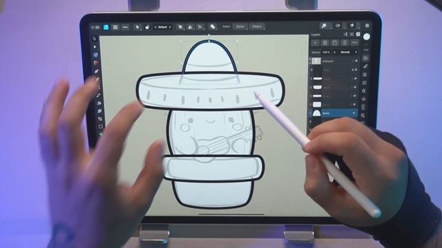 Design Anything Without PEN TOOL | Beginner in Affinity Designer 2.1 iPad смотреть онлайн