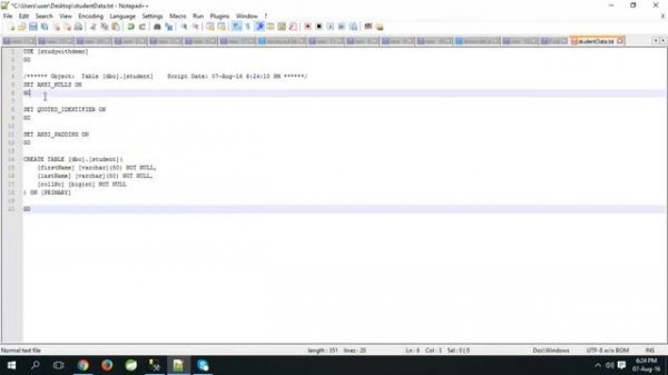 Export and Import Table Data using SQL Server Management Studio