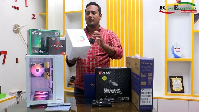 BEST 100K PC BUILD GAMING & PRODUCTIVITY | With 5700X, Arc A750 Gold Edition & B550M MORTAR WIFI смотреть онлайн