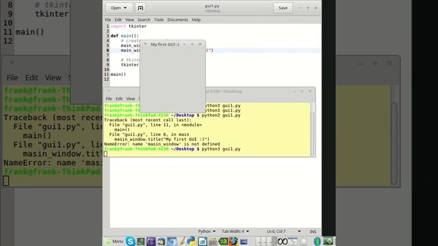 Gui programming with Tkinter смотреть онлайн