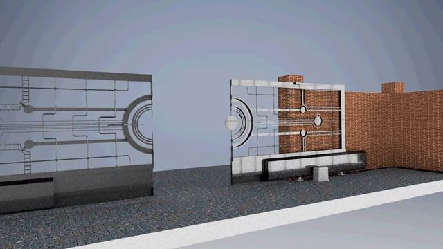 Телескопическая система для откатных ворот смотреть онлайн