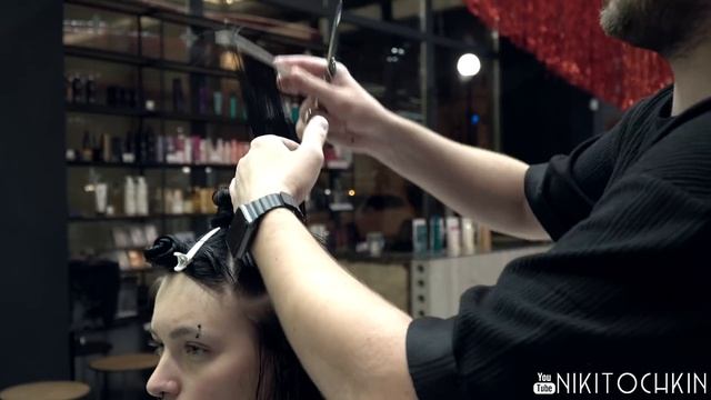 creative asymmetric bob haircut смотреть онлайн