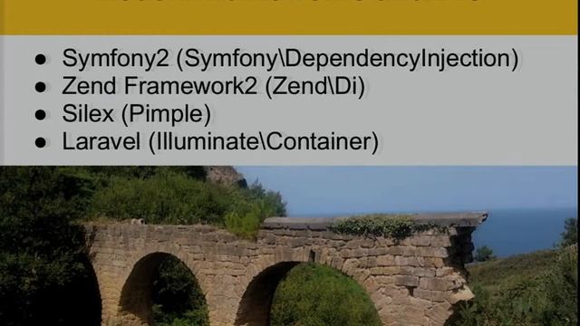 deSymfony 2013 - Usando la DI de Symfony como componente en nuestras aplicaciones PHP смотреть онлайн