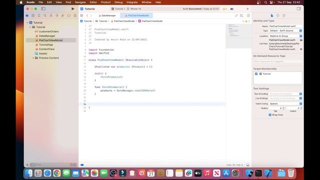 SwiftUI Tutorial Building Dynamic Pie Charts from JSON Data смотреть онлайн