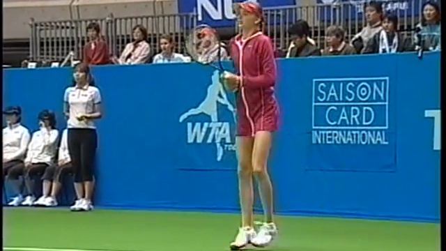 Daniela Hantuchova  Lindsay Davenport   Tokyo 2004