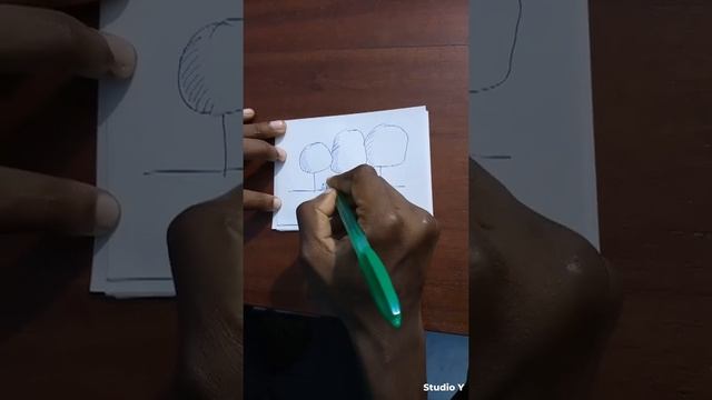 how to #draw trees for #architecture #Sketch смотреть онлайн