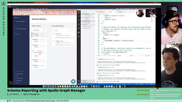 Schema Reporting in Apollo Graph Manager смотреть онлайн