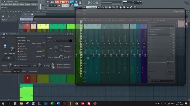 Подбор мелодии из трека в FL Studio. Работа со спектроанализатором Wave Candy смотреть онлайн