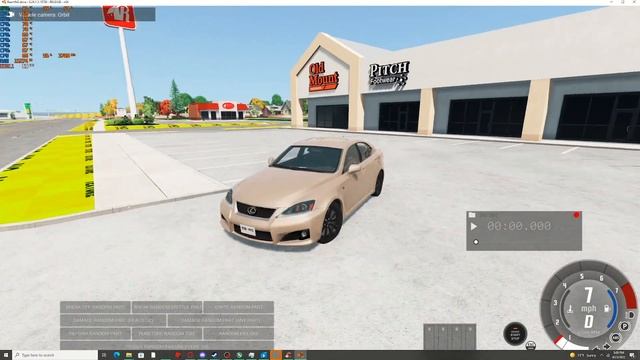 BeamNG Gameplay Lexus IS смотреть онлайн
