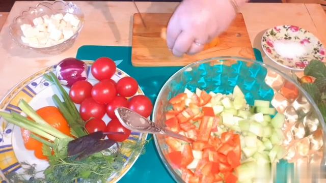 Табуле!САЛАТ С Булгуром и Овощами!ЛЁГКИЙ и ВКУСНЫЙ! смотреть онлайн