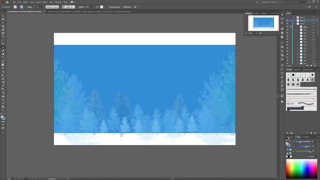 Create your own Vector Tree Brushes in Adobe Photoshop and Illustrator смотреть онлайн