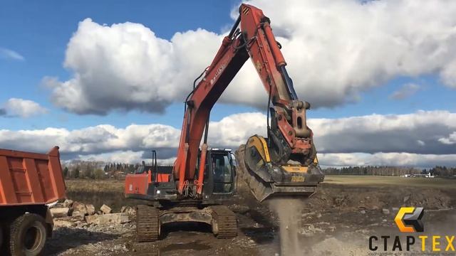 Дробильные ковши MB | Ковш дробилка НА ЭКСКАВАТОРЕ смотреть онлайн