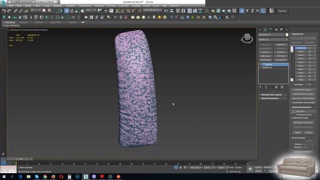 Modelling 3Ds Max. Sofa VIKA - Brooklyn part-3 | Моделирование дивана VIKA - Brooklyn часть-3 смотреть онлайн