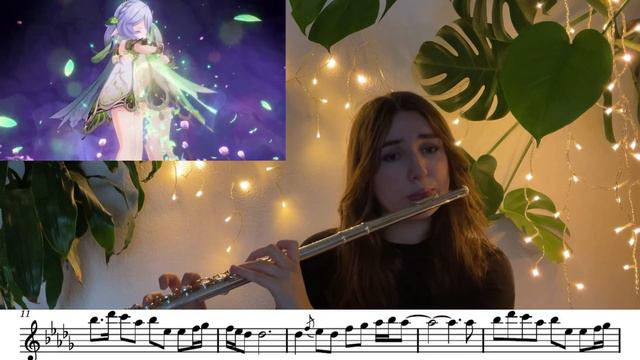 For Riddles, for Wonders - Flute Cover [SHEET MUSIC] Genshin Impact смотреть онлайн