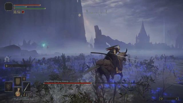 ELDEN RING Liurnia Temple Quarter Killing Glintstone Dragon Smarag for Dragon Heart смотреть онлайн