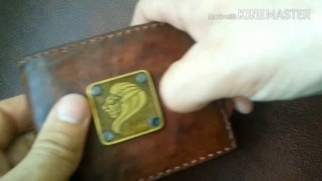 Мужской кошелек из кожи своими руками. handmade смотреть онлайн