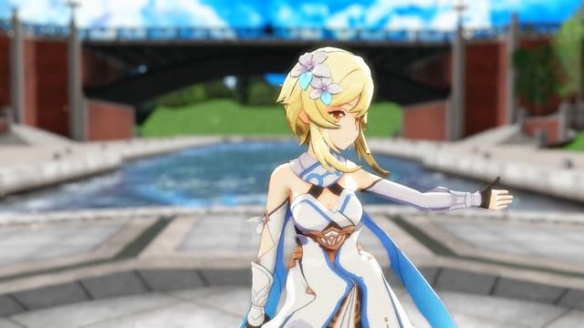 【MMD 原神】蛍で Booo!【Genshin Impact/Lumine】 смотреть онлайн