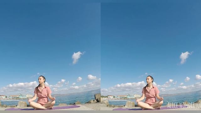 🙏🏻💜 Кратка медитация осъзнато дишане 💜/2 minutes mindful breathing meditation смотреть онлайн