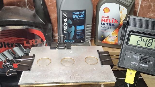 Тест +250 Чемпиоил LRX 5w30 C3, Новус Прогресс 5w40 A3B4, Шелл Ультра 5w40 A3B4