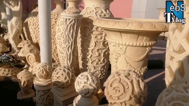 STONE SCULPTURE / STONE CARVING @ DRAGONMART DUBAI смотреть онлайн